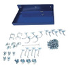 DURAHOOK 76126-36 PEGBOARD SHELF KIT STEEL 36PCS.DURAHOOKS