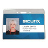 SICURIX BAU 47810 ID BADGE HOLDER HORIZONTAL PK50