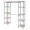 SEVILLE CLASSICS SHE05814B CLOSET ORGANIZER SYSTEM,EXPANDABLE,SATI