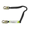 SAFEWAZE FS570 STRETCH LANYARD DBL SNAP HOOKS