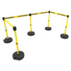 BANNER STAKES PL4590 PLUS BARRIER SET X5 CLOSED FOR MAINT YLW