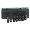 OMEGA PRO 83020 IMPACT SOCKETSET,SWIVELSAE,1/2" D,7 PCS.