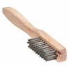 TANIS BRUSH 00047 BRUSH UTILITY SCRATCH WOOD HANDLE SS