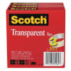 SCOTCH 600-72-3PK TRANSPARENT TAPE 1 X 2592 IN. PK3