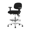 BLUE RIDGE ERGONOMICS BR-ESD-FMBCH-CR-T0-A1-CF-EG-ESDBLK FAB ESD CHR MED ARMS FR GLIDES BLK