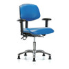 BLUE RIDGE ERGONOMICS BR-ESD-VDHCH-CR-T1-A1-EG-ESDBLU ERGONOMIC CHAIR FABRIC BLUE