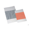 QORPAK BAG-00037 CLEAR LDPE ZIP BAGS WITH WRITE-ON BLOCK
