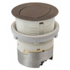 HUBBELL RCT201BZE KTCN CNTR RCPT FLUSH BRONZE 15A KIT