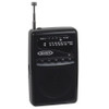 JENSEN MR-80 RADIO,BLACK,6" W,6" D,5-1/4" H