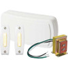 BROAN BK125LWH CHIME,2LIGHTEDPUSHBUTTON,1TRANSFORMER