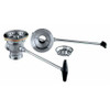 ENCORE PLASTICS DSS-8000 ROTARY HANDLE WASTE DRAIN SS 12 L 18 GA.