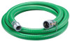 CONTINENTAL COMMERCIAL PRODUCTS SP150-15CE-G WATER HOSE 1-1/2 ID X 15 FT GREEN