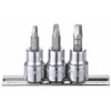 WESTWARD 54TP05 SOCKET BIT SET SAE 3/8 DRIVE 3 PCS