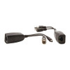 TRIPLETT HDB-PVRJ45PT2-1 VIDEO/POWER BALUN CAT5 CABLE BLACK PR