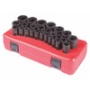 SUNEX TOOLS 2645 DRIVE METRIC IMPCT SCKT SET,1/2",26 PCS.