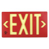 JESSUP GLO BRITE 7052-100-B EXIT RED FRAME,PF100,DOUBLE SIDED
