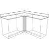 INSTOCK GRJFCH-01 CORNER FILLER 35-1/8 H PEARL WHITE