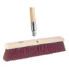 TOUGH 59JM43 PUSH BROOM HEAD AND HANDLE 18 BROWN