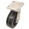 GRAINGER GLOBAL SOURCING P25S-PH040R-14 KINGPINLESS PLATE CASTER SWIVEL 800 LB.
