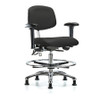 BLUE RIDGE ERGONOMICS BR-NECR-MBCH-CR-T1-A1-CF-EG-ESDBLK ERGONOMIC CHAIR UPHOLSTERED VINYL BLACK