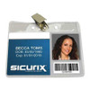 SICURIX 67850 ID BADGE HOLDER HORIZONTAL PK50