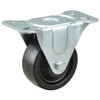 GRAINGER GLOBAL SOURCING 493W82 STANDARD PLATE CASTER RIGID 225 LB.