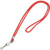 PARTNERS BRAND LY101 LANYARD STANDARD HOOK 38 RED PK24