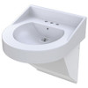 BESTCARE WH3775-09 BATHROOM SINK WALL WHITE 21-3/4 L