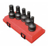 SUNEX TOOLS 4507 IMPACT HEX DRIVER SET,METRIC,3/4"
