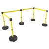 BANNER STAKES PL4592 PLUS BARRIER SET X5 BLANK YELLOW BANNER