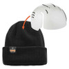 N-FERNO 6811ZI KNIT CAP WITH BUMP CAP UNIVERSAL BLACK