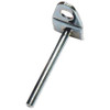 DURAHOOK 71220 SINGLE ROD PEGBOARD HOOK 2 L SILVER PK10