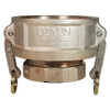 DIXON TICONDEROGA CO. 1510-D-SS CAM AND GROOVE COUPLING 1  1-1/2 SS