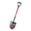 BULLY TOOLS 92510 POINT SHOVEL ROUND 12 GA. FIBERGLASS D
