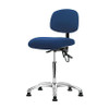 BLUE RIDGE ERGONOMICS BR-ESD-FMBCH-CR-T1-A0-NF-EG-ESDBLU ERGONOMIC CHAIR FABRIC BLUE