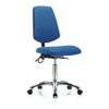BLUE RIDGE ERGONOMICS BR-ESD-FMBCH-MB-CR-T0-A0-NF-EC-ESDBLU CLEANROOM TASK CHAIR FABRIC BLUE