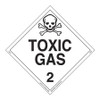 LABELMASTER Z-PV25 TOXIC GAS PLACARD WORDED PK25