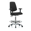 BLUE RIDGE ERGONOMICS BR-ESD-FHBCH-MB-CR-T0-A1-CF-EC-ESDBLK FAB ESD HI MD BK AA FR CSTRS BLK