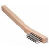 TANIS BRUSH 00025 BRUSH,WELDERS SCRATCH,WOOD HANDLE,SS