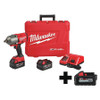 MILWAUKEE ELECTRIC TOOLS 2863-22  48-11-1865 IMPACT WRENCH CORDLESS COMPACT 18VDC