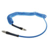 ATP TUBING TT-14-30-LB-RS-QC COILED AIR HOSE 1/4 ID X 24 FT.