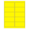 TAPE LOGIC LL178YE PACK OF (1000), 4" X 4" FLUORESCENT YELL