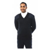COBMEX 8081-DARK NAVY M V-NECK MILITARY SWEATER DARK NAVY M