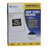 C-LINE PRODUCTS 80911-CLEAR SHOP TICKET HOLDER CLEAR 8.5 X 11 PK50