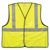 GLOWEAR 8216BA-LIME L LIME SAFETY VEST ID BADGE HOLDER L/XL