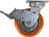 CASTER CONNECTION CDP-MSC-103 6" DIAM X 2" WIDE X 7-1/2" OAH TOP PLATE