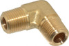 PARKER 1204P-2 90 ELBOW, BRASS, 1/8 IN PIPE SIZE, MNPT