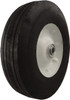 MARATHON 00411 10" DIAM X 2-1/2" WIDE, RUBBER CASTER WH