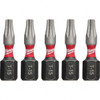 MILWAUKEE ELECTRIC TOOLS 48-32-4628 T15 TORX SHOCKWAVE IMPACT 1" INSERT BITS