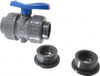 SIMTECH TBB 101 1 020 2" PIPE, FULL PORT, PVC TRUE UNION DESIG